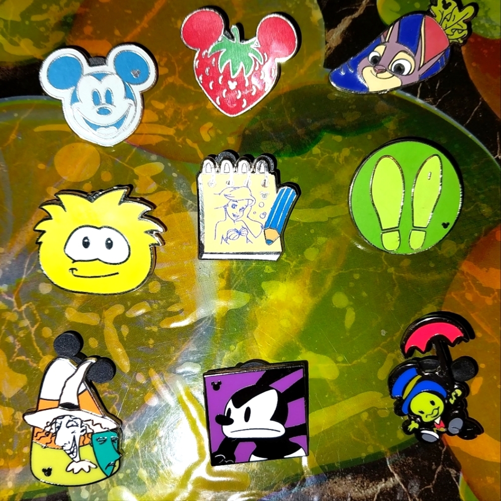 Disney character pins